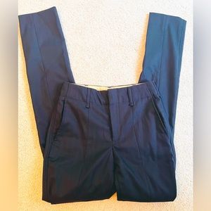 NWOT Rag&Bone black wool slim cut pants 2% stretch tailored 2 front pockets